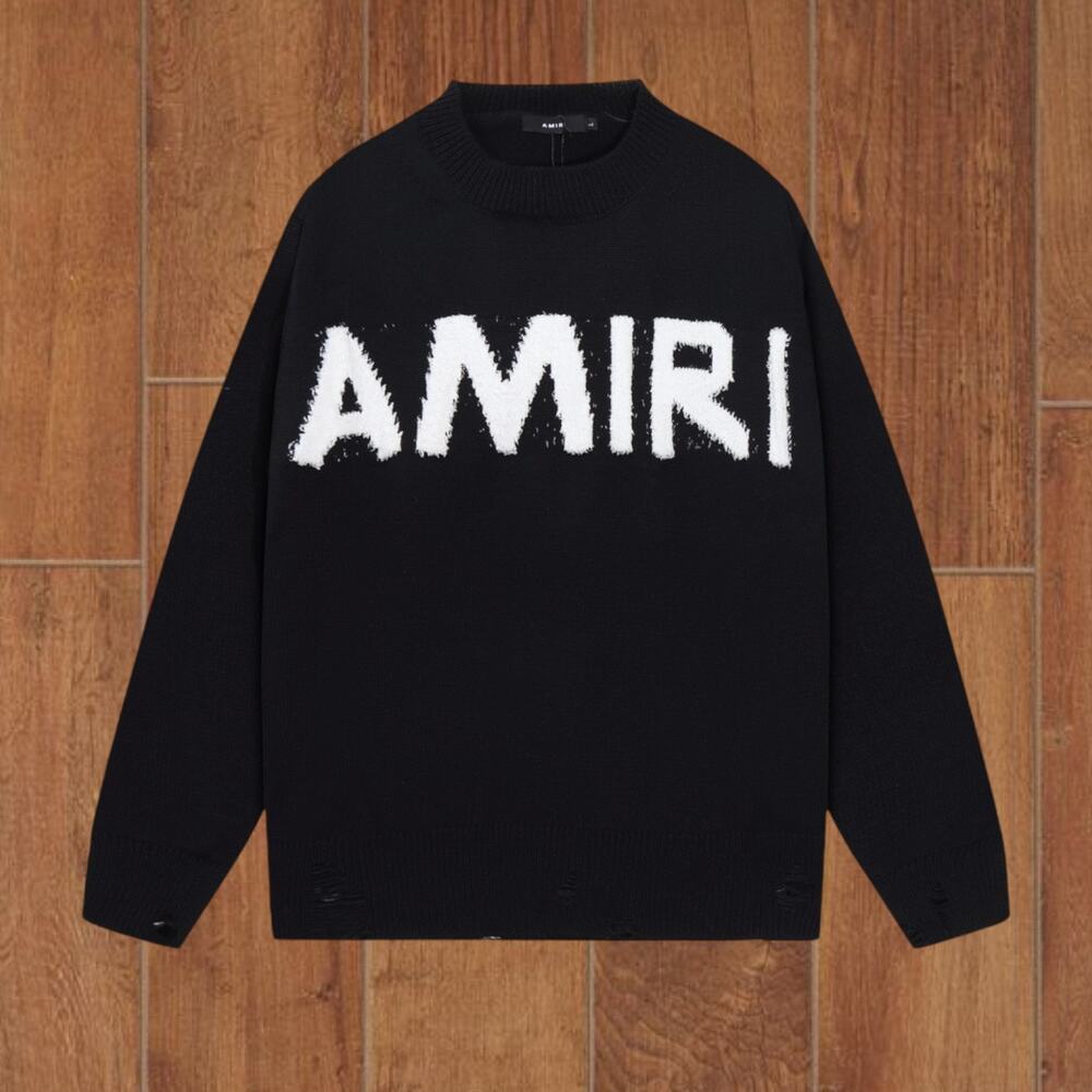 AMIRI black sweater round neck